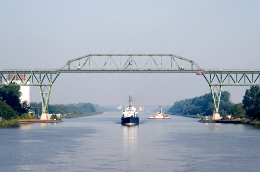 …with local ferry crossing behind.